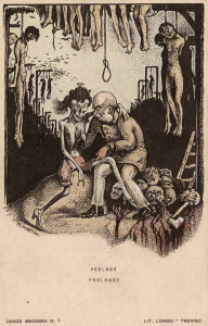 Prólogo. Litografía de Alberto Martini.