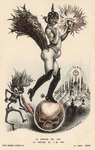 La fortuna de 1914. Litografía de Alberto Martini.