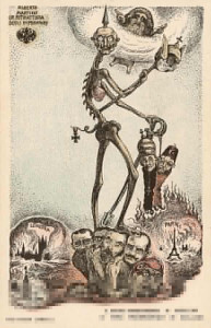 El sueño macabroeconómico de Guillermo. Litografía de Alberto Martini.