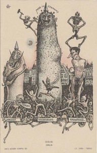 Berlín. Litografía de Alberto Martini.