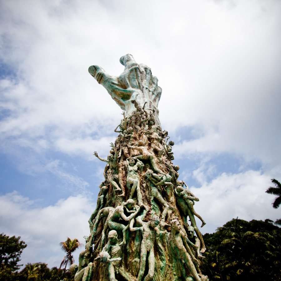 Monumento al Holocausto en Miami Beach, Florida. Obra de Kenneth Treister.
