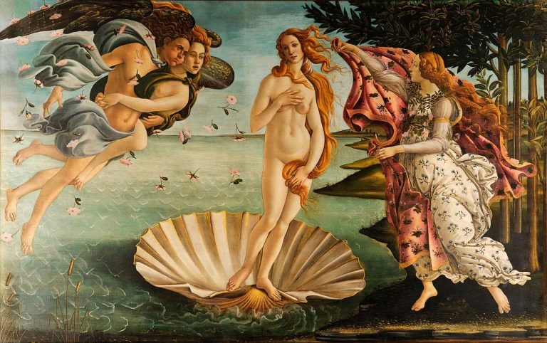 La famosa Venus de Botticelli, que encarna los ideales de Belleza del Renacimiento